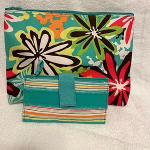 Thirty one retired print zipper pouch n wallet